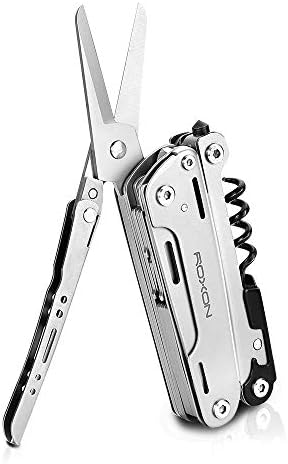 Roxon S801S 19-in-1 Multitool Pliers Pocket Multi Tool, Multitool with Bits Group, Multi Tool for Survival, Camping, Hunting and Hiking