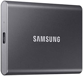 SAMSUNG T7 2TB, Portable SSD, Grey, up to 1050MB/s, USB 3.2 Gen2, Gaming, Students & Professionals, External Solid State Drive (MU-PC2T0T/AM), Grey [Canada Version]