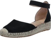 SOUL Naturalizer Women's Wren Ankle Strap Low Heel Espadrille Wedge Sandal