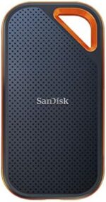 SanDisk 4TB Extreme PRO Portable SSD - Up to 2000MB/s - USB-C, USB 3.2 Gen 2x2, IP65 Water and Dust Resistance, Updated Firmware - External Solid State Drive - SDSSDE81-4T00-G25