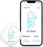 Sense-U Smart Baby Breathing Monitor-Tracks Baby's Breathing, Temperature, Rollover and Sleeping Position for Baby Safety with Instant Audio Alerts on Smartphones