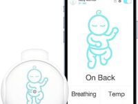 Sense-U Smart Baby Breathing Monitor-Tracks Baby's Breathing, Temperature, Rollover and Sleeping Position for Baby Safety with Instant Audio Alerts on Smartphones