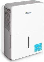 Senville 22 Pint Dehumidifier, Energy Star Certified, Washable Filter, Ideal for Basements, Bedroom, Living Space, Energy Star, Washable Filter, Up to 1,500 Sq. Ft., White