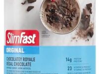 SlimFast – Original Meal Replacement or Weight Loss Shake Mix Powder - 14g of Protein – 23 Vitamins and Minerals – Great Taste - 1.2KG - Rich Chocolatey Royale Flavour