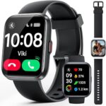 Smart Watch for Men Women, Fitness Tracker Step Calorie Counter Pedometer with Heart Rate/Sleep Monitor/Blood Oxygen, iOS Android Compatible Bluetooth Watch with IP68 Waterproof, Answer/Make Call