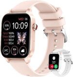 Smart Watch for Women (Answer/Make Call), 1.85" Fitness Watches for Women with Heart Rate SpO2 Sleep Monitor Pedometer 20 Sport Modes, Waterproof Fitness Tracker Smartwatches for iPhone Android Phones