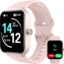 Smart Watch with Calling for Women, 100 Sports Modes Fitness Tracker for iPhone Android Phones, 1.8" Sleep Tracker with Heart Rate Blood Oxygen(SPO2) Monitor, Alexa Built in, Pink