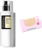 SoltreeBundle Advanced Snail 96 Mucin Power Essence 3.38 fl.oz / 100ml , Snail Secretion Filtrate 96% , Skin Repair Serum , Paraben Free, Alcohol Free, Cruelty Free, Made in Korea with SoltreeBundle Oil Blotting Paper 50pcs