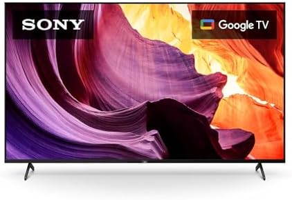 Sony 65 inch X80K 4K Ultra HD HDR LED Smart Google TV with Dolby Vision & Atmos (KD65X80K) - 2022 Model