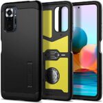 Spigen Tough Armor Works with Redmi Note 10 Pro Case (2021) - Black