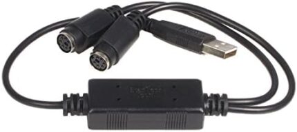 StarTech.com USB to PS/2 Adapter for Keyboard and Mouse - Keyboard / mouse adapter - USB - USBPS2PC