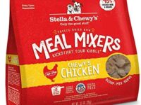 Stella & Chewy’s Freeze Dried Raw Chewy’s Chicken Meal Mixer – Dog Food Topper for Small & Large Breeds – Grain Free, Protein Rich Recipe – 99g Bag