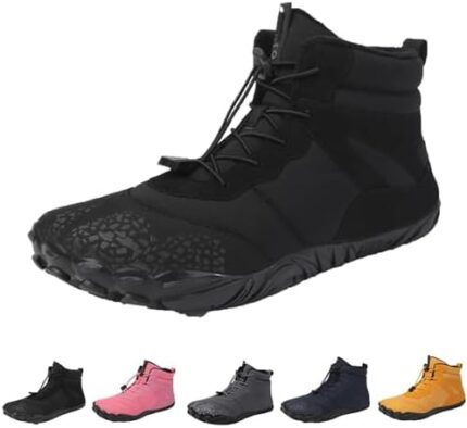 StoneLiquid Hike Footwear Barefoot, Hike Footwear Barefoot Womens, Non-Slip & Universal Winter Barefoot Shoe Waterproof Barefoot Boots