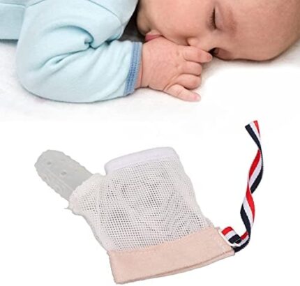 Stop Sucking Glove, Baby Teething Gl,Grooming Healthcare Kitsfor Babies and Toddlers Baby Teething Gloves, S