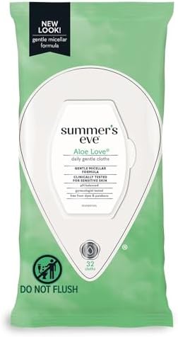 Summer'S Eve Aloe Love Soft Cleansing Cloth, 3.2 Ounce