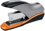 Swingline S7087870 Optima 70 Reduced Effort Desktop Stapler, 70 Sheet Capacity, Jam Free, Retail Packaging (Silver/Black/Orange)