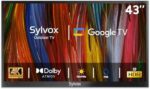 Sylvox Outdoor TV, 43 inch Smart TV Waterproof Outdoor TVs, 4K Weatherproof Television for Outside, Support Google Assistant, Chromecast, 1000 nit Brightness Partial Sun (Deck Pro 2.0)