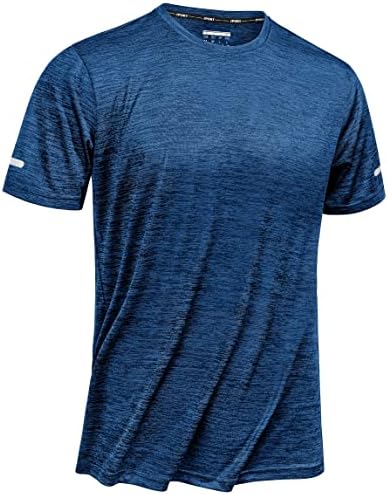 TACVASEN Men's Athletic T-Shirts Quick Dry Short Sleeve Crew Neck Running Workout Gym T-Shirt