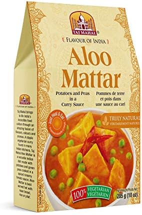 Taj Mahal Aloo Matar (Potato/Green Pea), 285 Grams