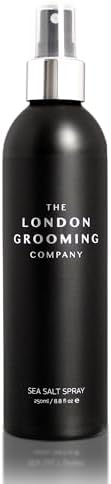 The London Grooming Company Sea Salt Spray Hair Men | Hair Texture Spray | Messy/Textured Look | Volume Spray | Texturizing Spray | Firm All-Day Hold - Matte Finish | 8.8 Fl Oz (250ml)