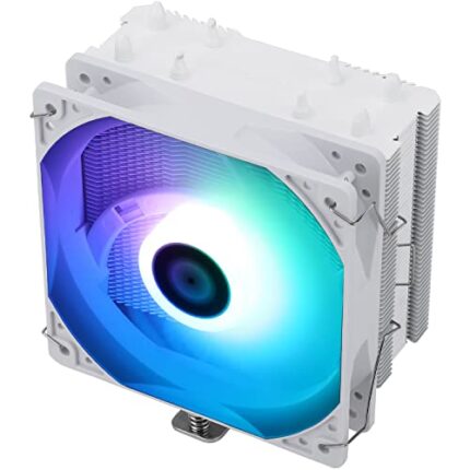 Thermalright Assassin King 120 SE White ARGB CPU Air Cooler, AK120 SE White ARB, 5 Heatpipes, TL-C12CW-S PWM Quiet Fan CPU Cooler with S-FDB Bearing, for AMD AM4/Intel 1150/1151/1155/1156/1200/1700