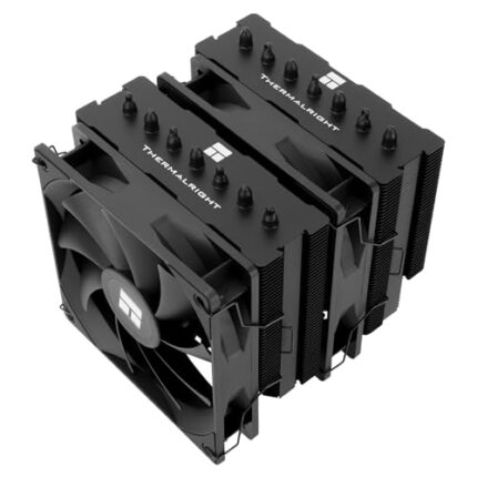 Thermalright Phantom Spirit 120 SE Black CPU Air Cooler,Doubler CPU Fans and Double Towers,154mm High CPU Cooler,for AMD:AM4/AM5,Intel 1150/1151/1200/1851/1700(PS120 SE Black)