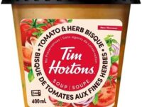 Tim Hortons Tomato and Herb Bisque Soup, Ready to Serve, On the Go, 400ml