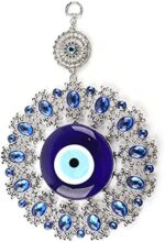 Turkish Glass Amulet Turkish Blue Evil Eye Wall Hanging Ornament Home Decor Lucky Pendant