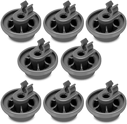 Upgraded 4581DD3003B Dishwasher Wheels Lower Rack Roller Repalcement for LG Dishwasher Wheels Bottom Dish Rack Wheel 4581DD3003C 4581DD9002B 4502960 PS12075858 AP6231149 1372292 (8pcs)