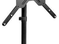 VIVO Ultra Wide TV Desk Mount for up to 55 inch Screens Weighing 29.9kg, Full Motion Height Adjustable Single Television Stand, Black, STAND-V155C