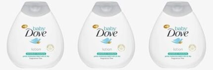 Value Bundle: Baby DOVE - Sensitive Moisuture Lotion - No Fragrance - Moisturizing Hand & Body Cream - Skin Care - Body Lotion - Body Cream - Pack of 3