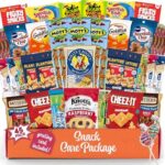 Variety Snack Care Package (45 Count) Gift Box for Teens - Fathers Day Goodie Food Arrangement for Dad - Birthday Candy Basket for Men, Women, Boys, Girls, Kid, Adult, College Student - Prime Delivery