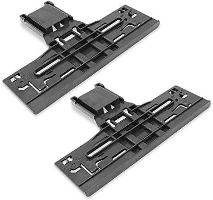 W10546503 Upgraded Dishwasher Upper Rack Adjuster Replacement for Kitchenaid Whirlpool Dishwasher Parts Replaces W10418314, W10306646, WPW10546503(2 pack)