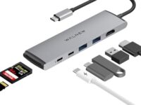 WALNEW 7 in 1 USB-C Hub with 4K HDMI,100W PD,5Gbps Data Port(1 Type-C & 2 USB 3.0),SD/TF Reader, USBC Dongle Multiport Adapter for MacBook Pro Air,Mac Mini,iMac,iPad,Surface Laptop,Dell XPS,Tab S9 S7