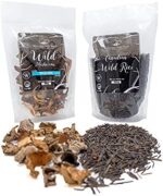 West Coast Wild Foods | Wild Mushroom Soup Kit | Canadian Wild Rice 227g - Wild Mushroom Mix 20g