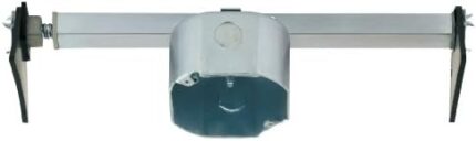 Westinghouse Lighting 0140000 Saf-T-Brace for Ceiling Fans, 3 Teeth, Twist and Lock with 2-1/8 Inch Deep Box