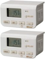 Woods Coleman Cable 50007 Digital Settings, Indoor Lamp Timer, 2-Pack