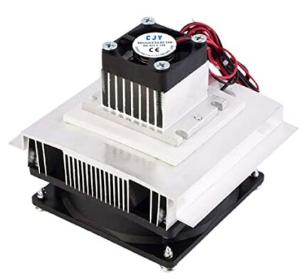 Yrhrol DC 12V DIY Thermoelectric Peltier Refrigeration Cooling System Kit Semiconductor Cooler Heat Sink Conduction Module Fridge Mini Air Conditioner Refrigeration