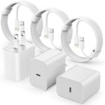 iPhone Charger Apple Charger【Apple MFi Certified】 3Pack USB-C Wall Charger Block with Long USB C to Lightning Cables for iPhone 14/14 Pro/14Pro Max/13/13 Pro/12/12 Pro/12 Pro Max/11/Xs Max/XR/Type C