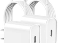 iPhone Charger [MFi Certified],2Pack 20W PD 3.0 USB C Charger Block with 6FT USB C to Lightning Cable,Fast Charging Plug Compatible iPhone 14/13/12/11 Pro/Max/XR/XS/Plus/iPad