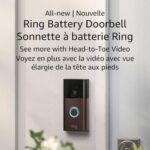 Ring Battery Doorbell Venetian Bronze + Ring Spotlight Cam Plus White