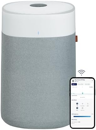 BLUEAIR Air Purifiers for Large Rooms, Cleans 3,048 sq ft in One Hour, HEPASilent Smart Air Cleaner for Home, Pets, Allergies, Dust, Mold, Smoke - Blue Pure 211i Max