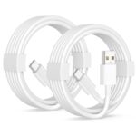 Car Carplay Cable for iPhone 15/16/16 Pro Max/Plus Cable, 2Pack USB A to USB C for Carplay USB C Cord, iPad USB C Cable iPad Pro 13/12.9/11 inch iPad Air 5/4th Mini Car Charger Cord Charging Cable 3FT