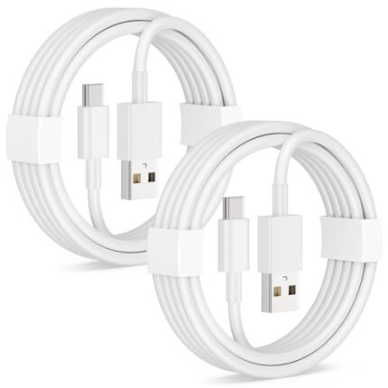 Carplay Cable Car Charger Cord for iPhone 16/15 Pro/Max/Plus, for Apples iPad, Pixel 9/8/7, Galaxy S24/S23/S22, Android Phones, USB A to USB C Cable 3FT Charging & Sync Car Accessories 2Pack