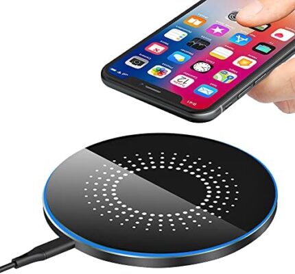 Fast Wireless Charger, 30W Wireless Charging Pad, Cordless Charger, Wireless Charging Compatible with Samsung Galaxy S24/S23/S22/S21/S20, Fast Charger Compatible with iPhone 15/14/13/12/11/Pixel