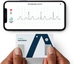 KardiaMobile Card Personal ECG Monitor – Fits in Your Wallet – Detects AFib and Irregular Arrhythmias – Instant Results in 30 Seconds – Easy to Use – Works with Most Smartphones