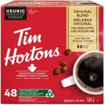 Tim Hortons Original Coffee blend, Single Serve Keurig K-Cup Pods, Medium Roast, 48 Count