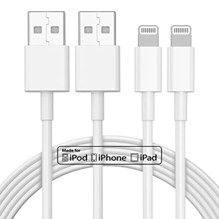 iPhone Charging Cable, [Apple MFI Certified]2Pack 10ft USB A to Lightning Cable, Long iPhone Charger Cable 10ft, Fast iPhone Cord for iPhone 14/13/12/11 Pro/X/Xs Max/XR/8 Plus/7/6/5/SE,for iPad