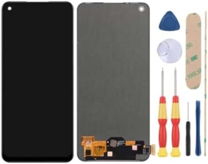 AiBaoQi Screen Replacement for OPPO Reno 7 5G CPH2371 LCD Display Repair Parts Touch Screen Digitizer Assembly with Tools