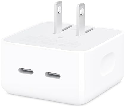 Apple 35W Dual USB-C Port Compact Power Adapter ​​​​​​​